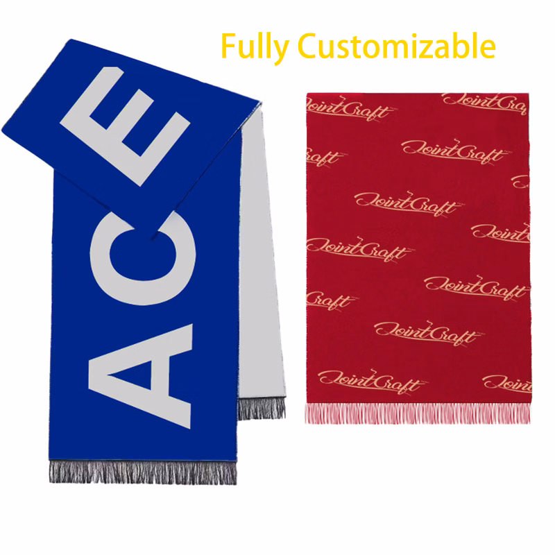 Premium Custom Scarf with Cashmere-Like Shawl Design