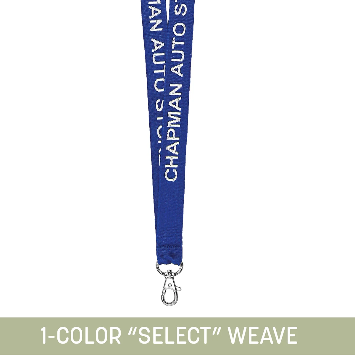 3/4" Woven Lanyard w/ Lobster Claw - "Select" Weave 1