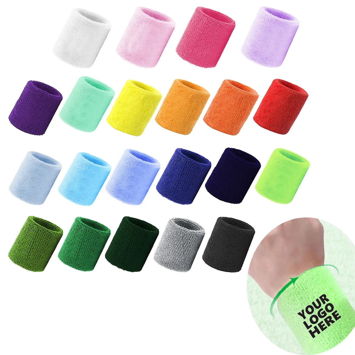Sports Elastic Wrist Guard Breathable Sweatbands 1