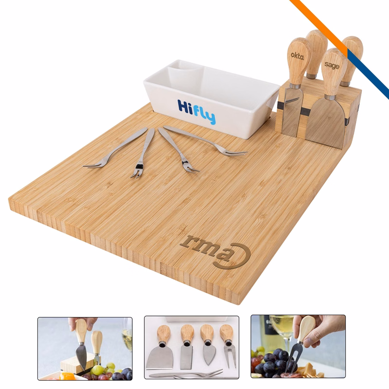 BamCharm Charcuterie Board Set