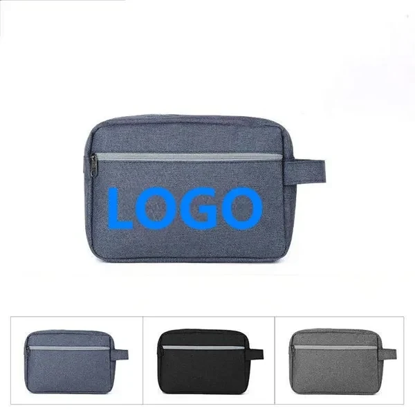 Custom Waterproof Travel Toiletry Organizer Bag 8.3 Inch — Business Trip Essentials 1