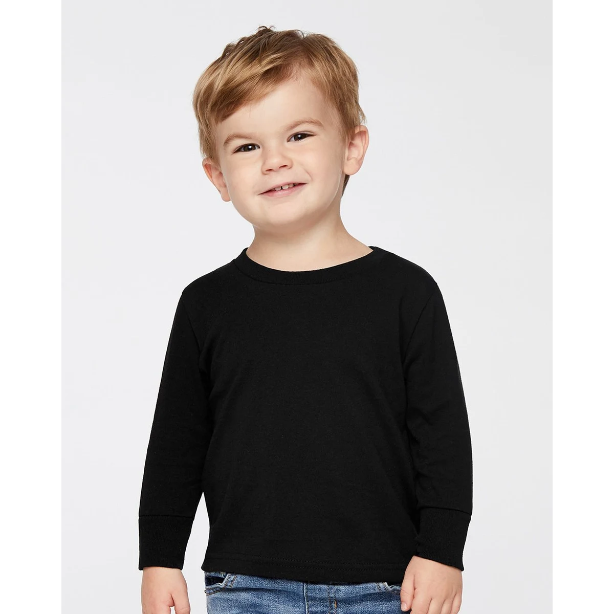 Toddler Cotton Jersey Long Sleeve Tee - 3311 1