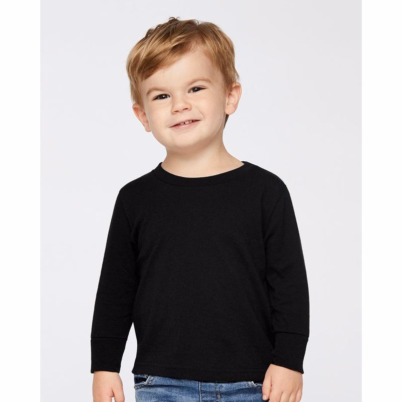 Toddler Cotton Jersey Long Sleeve Tee - 3311