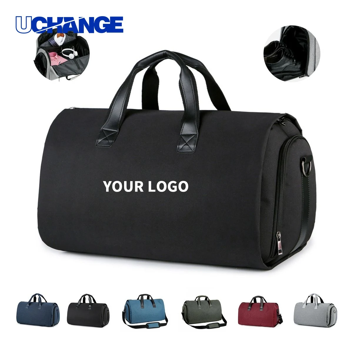 Oxford Garment Duffel Bag Carrier 45L with Detachable Strap 1