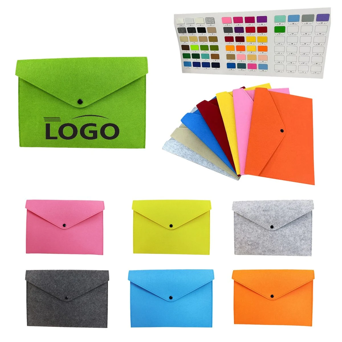 Felt Document Bag for A4 Files and Office Use 1