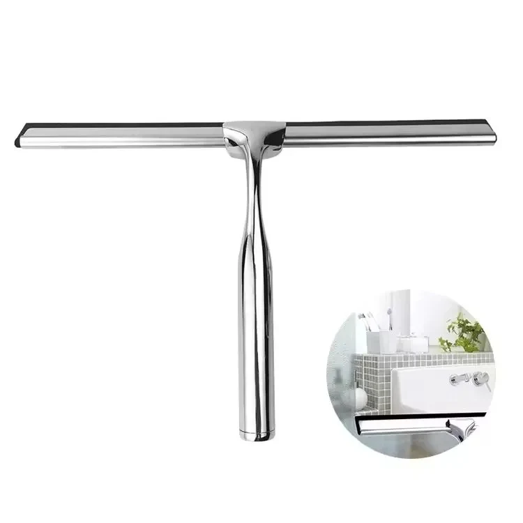 Stainless Steel Shower Squeegee Cleaning Tool 1