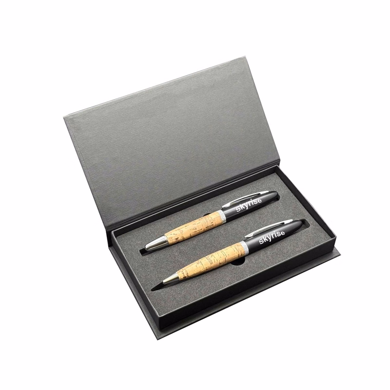 Premade Double Pen Set with Cork Pens