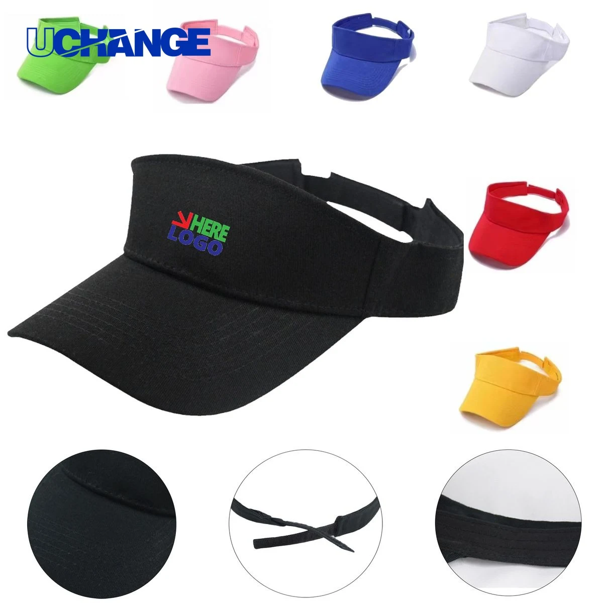 Summer Solid Color Shade Sunscreen Hat Headwear 1