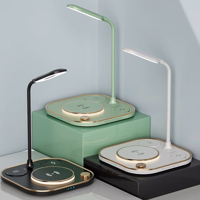 3 In 1 Wireless Charger With Table Lamp
