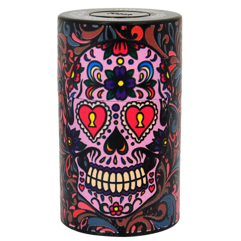 4" Skull Plastic Vacuum Sealed Jar 1