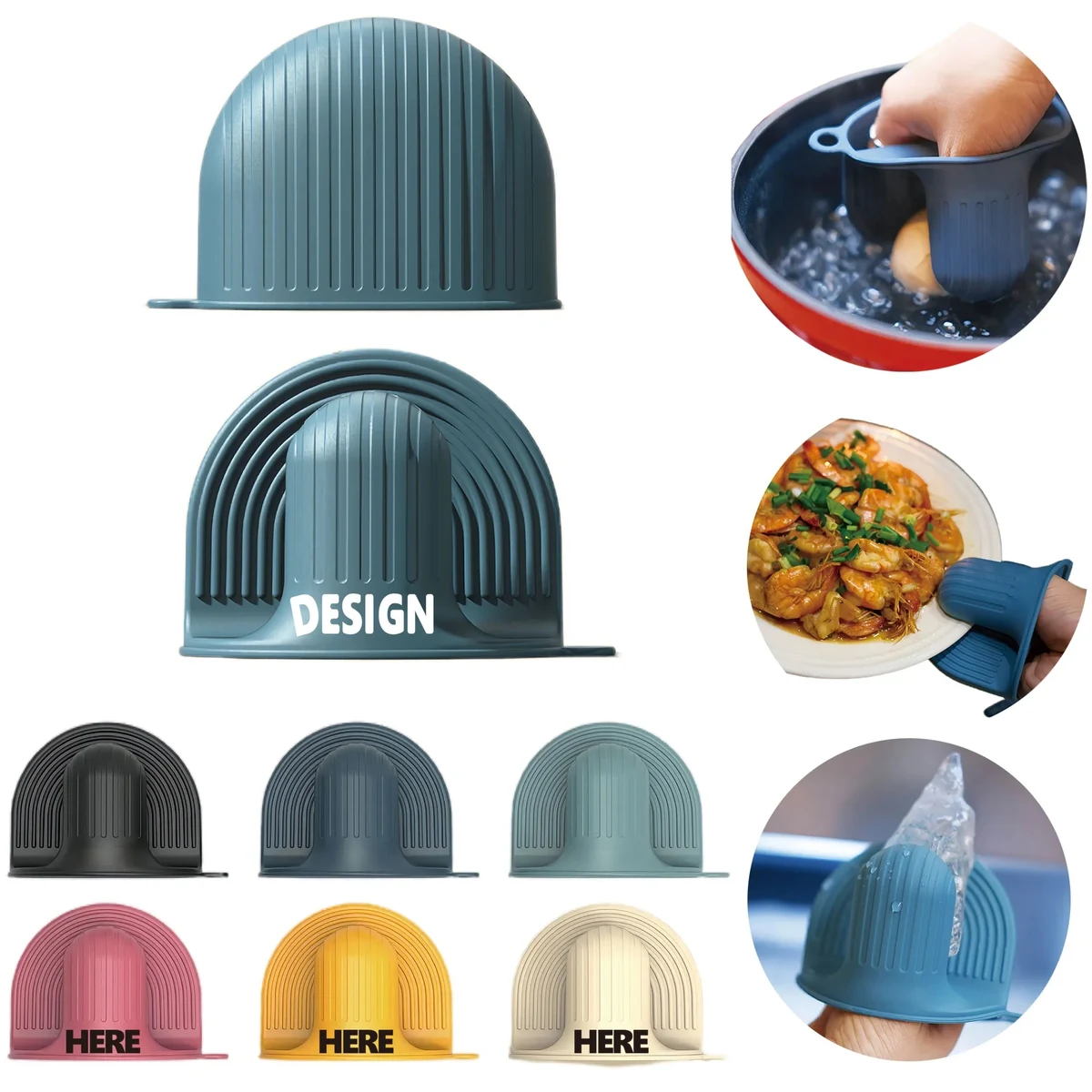 Thickened Silicone Oven Mitts Heat Resistant 1