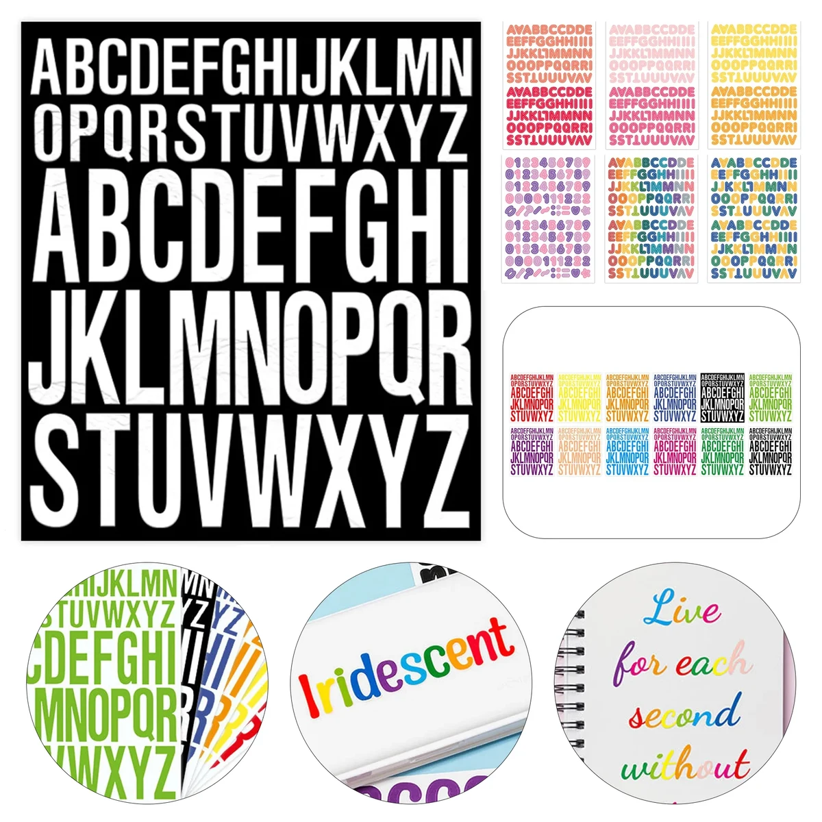 Waterproof And Oil Proof Letter Stickers 1