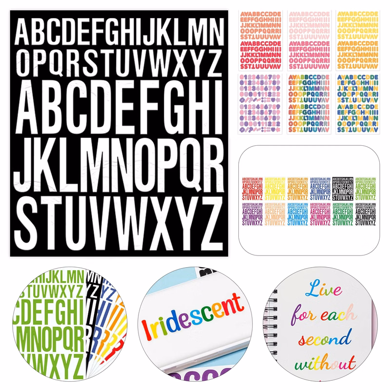 Waterproof And Oil Proof Letter Stickers