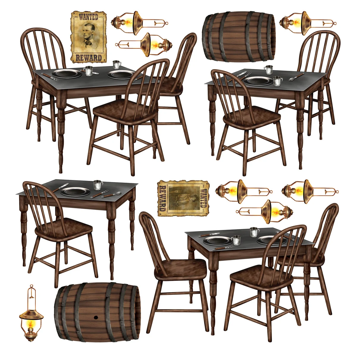 Saloon Table Props 1