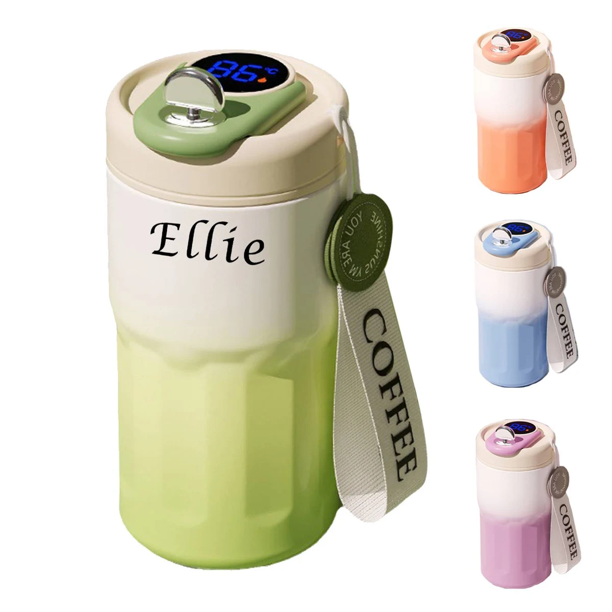 14.8 oz Gradient Color Vacuum Travel Mug with Lid 1