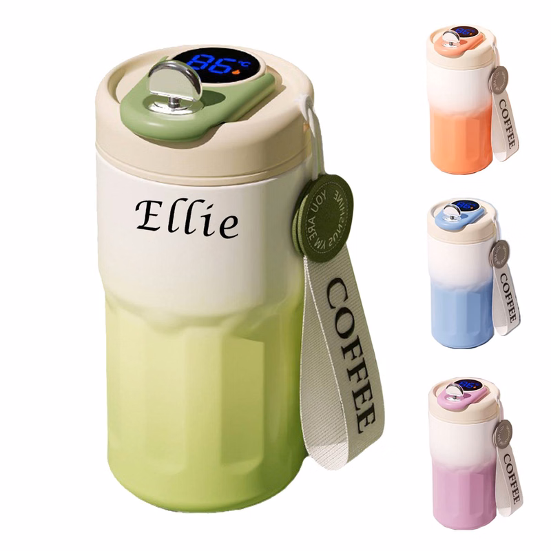 14.8 oz Gradient Color Vacuum Travel Mug with Lid