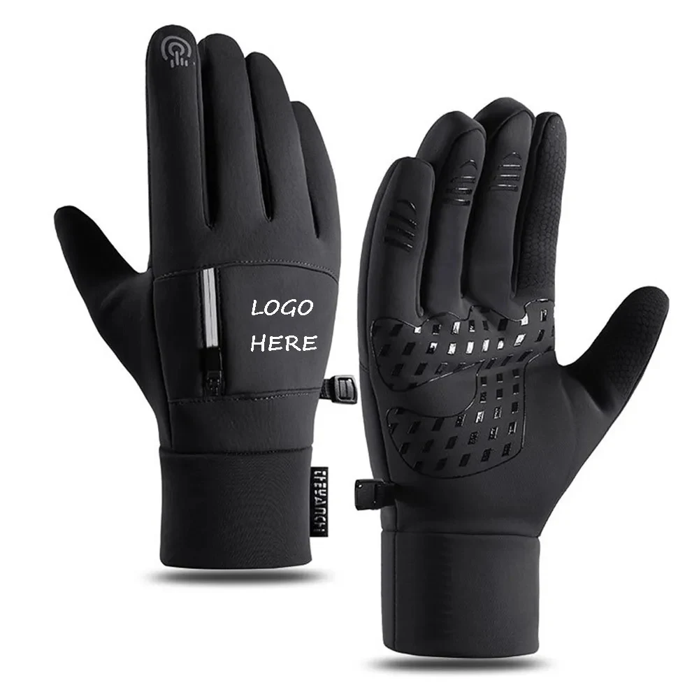 Waterproof Anti Slip Warm Gloves With Storage 1