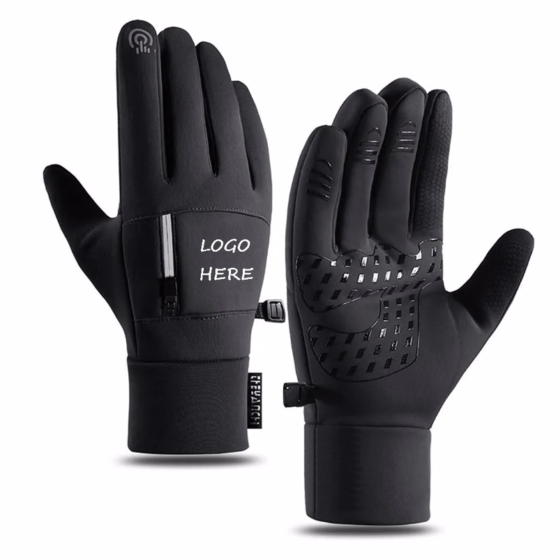 Waterproof Anti Slip Warm Gloves With Storage