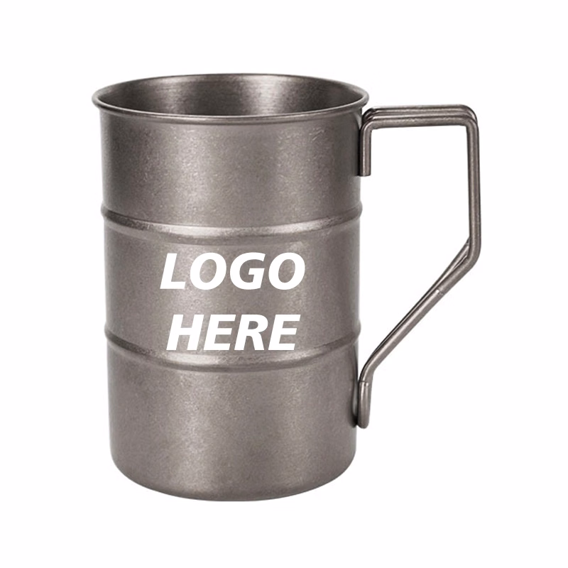 Custom 13 oz Stainless Steel Big Grip Beer Mug