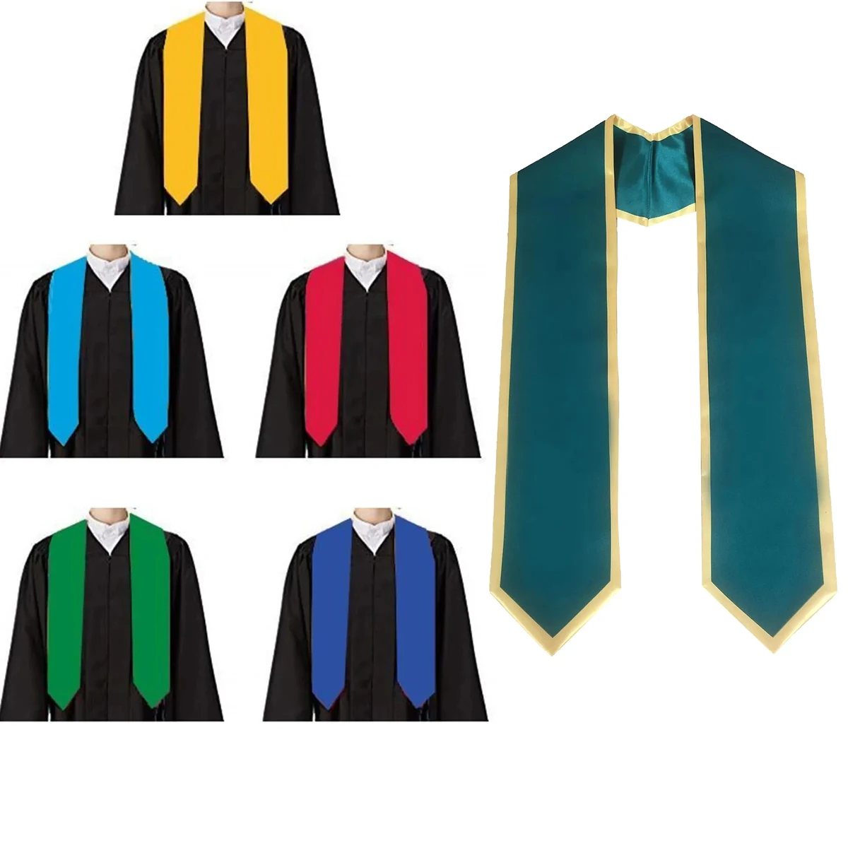 Satin Unisex Graduation Clothing Sash Honor Stole 1
