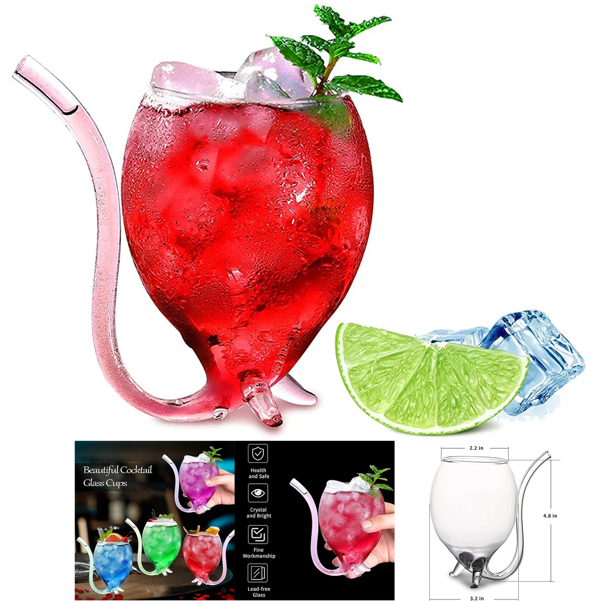 12 oz Creative Cocktail Glass 1