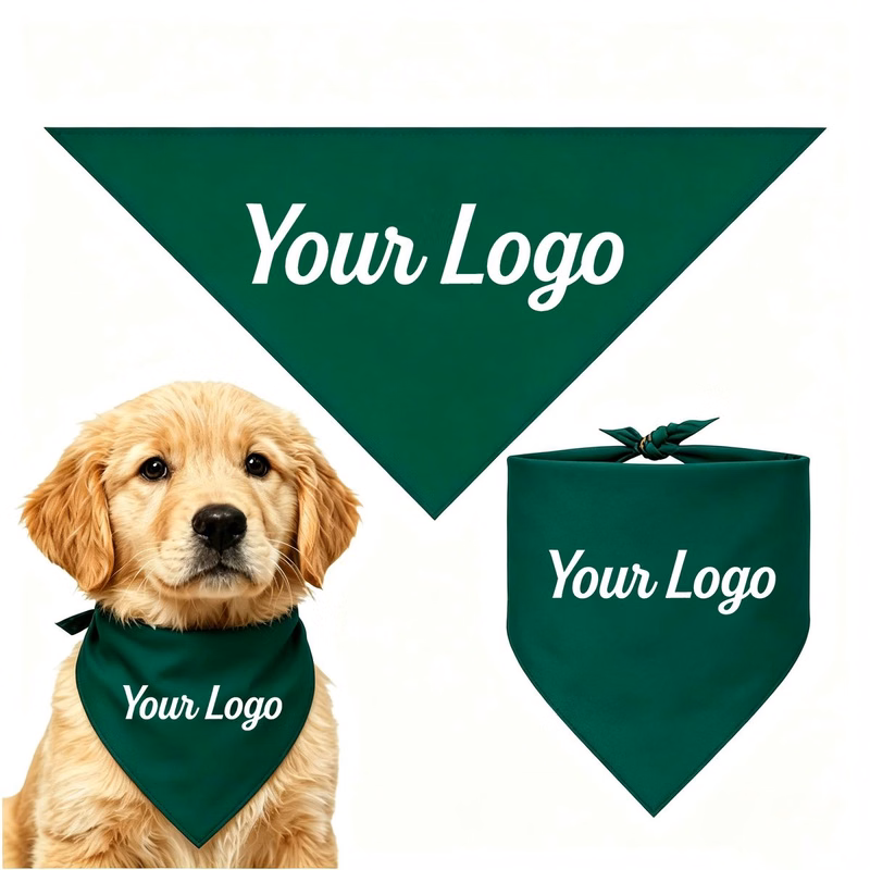 Soft Pet Dog Bandana Neck Scarf