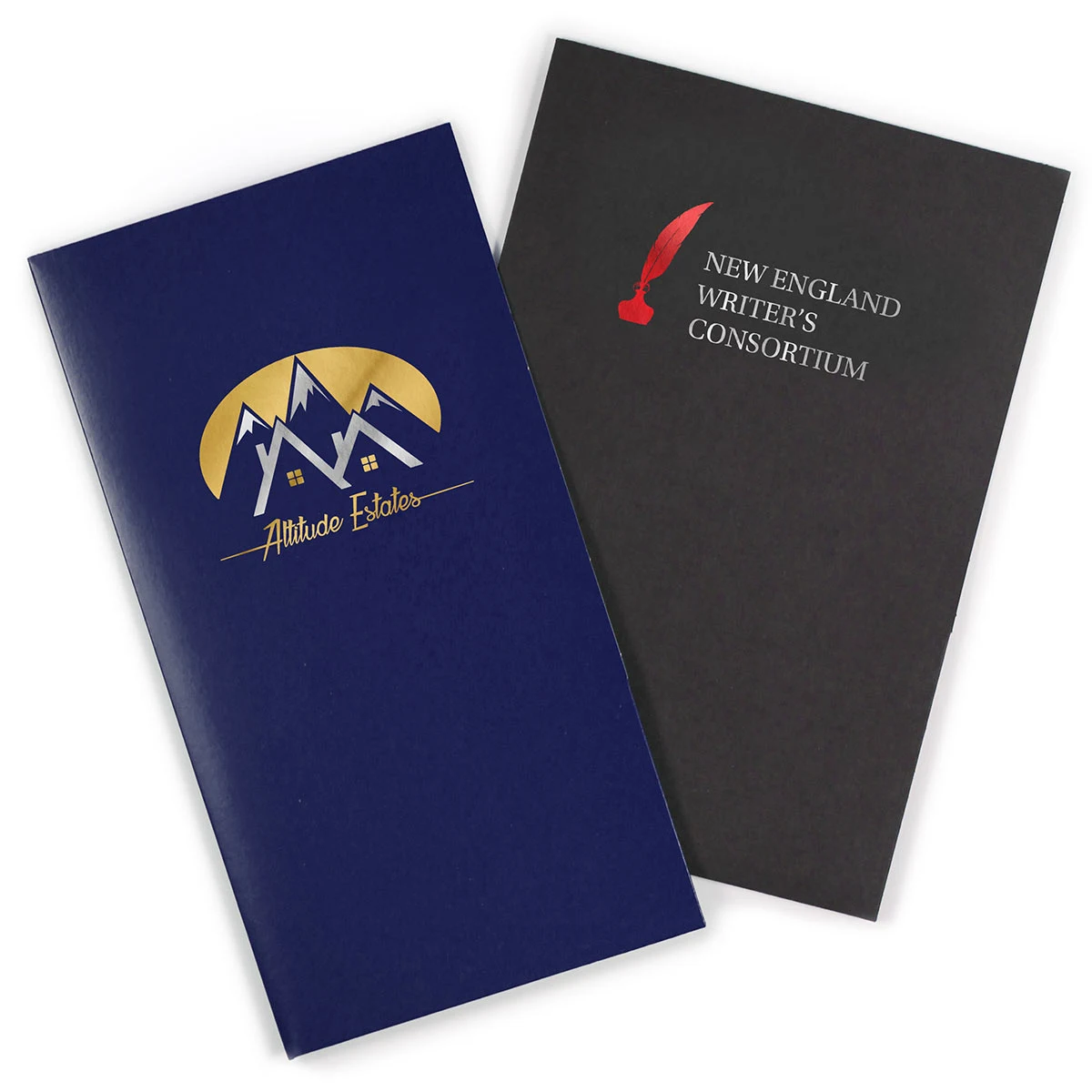 Mini Folders –2 Color Foil-Stamped Classic Stocks 1