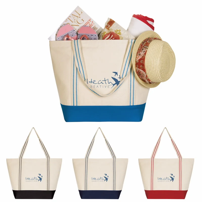 Good Value™ Cotton Travel Tote, custom tote bag with logo imprint 1
