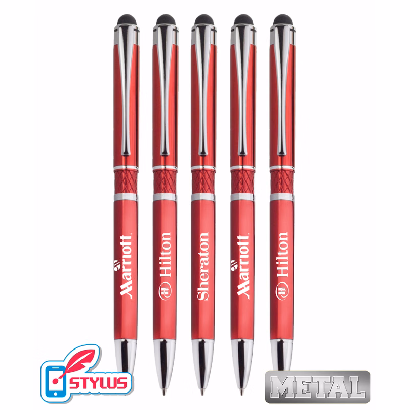 "Rhinestone" Metal Stylus Click Pen