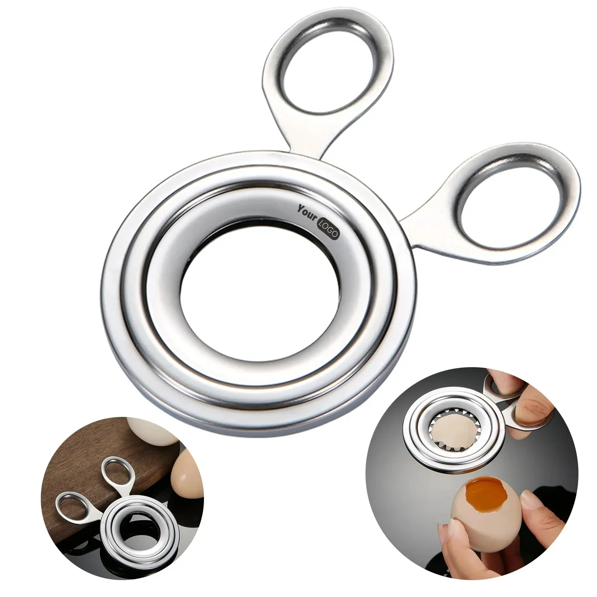 Stainless Steel Manual egg opener 1