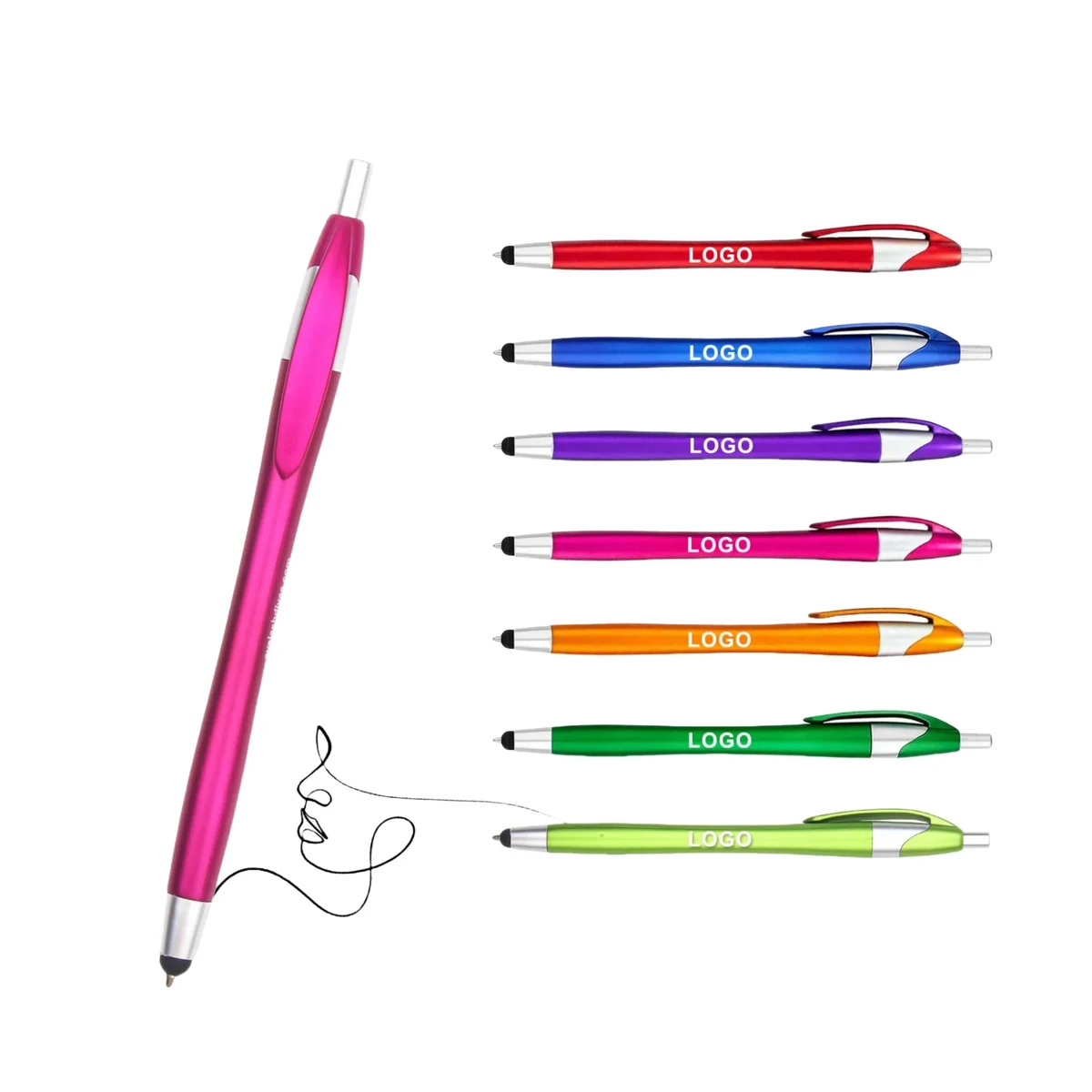 Retractable Gel Ballpoint Pen 1