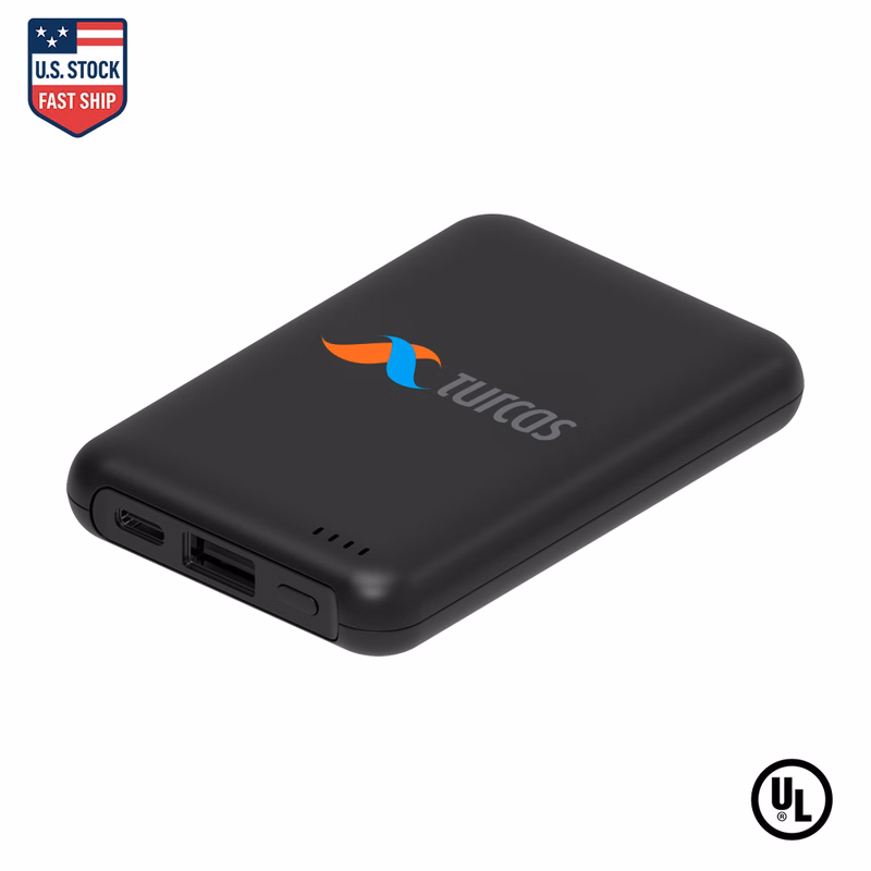 UL Certified Dual Port 5000mAh Power Bank Compact