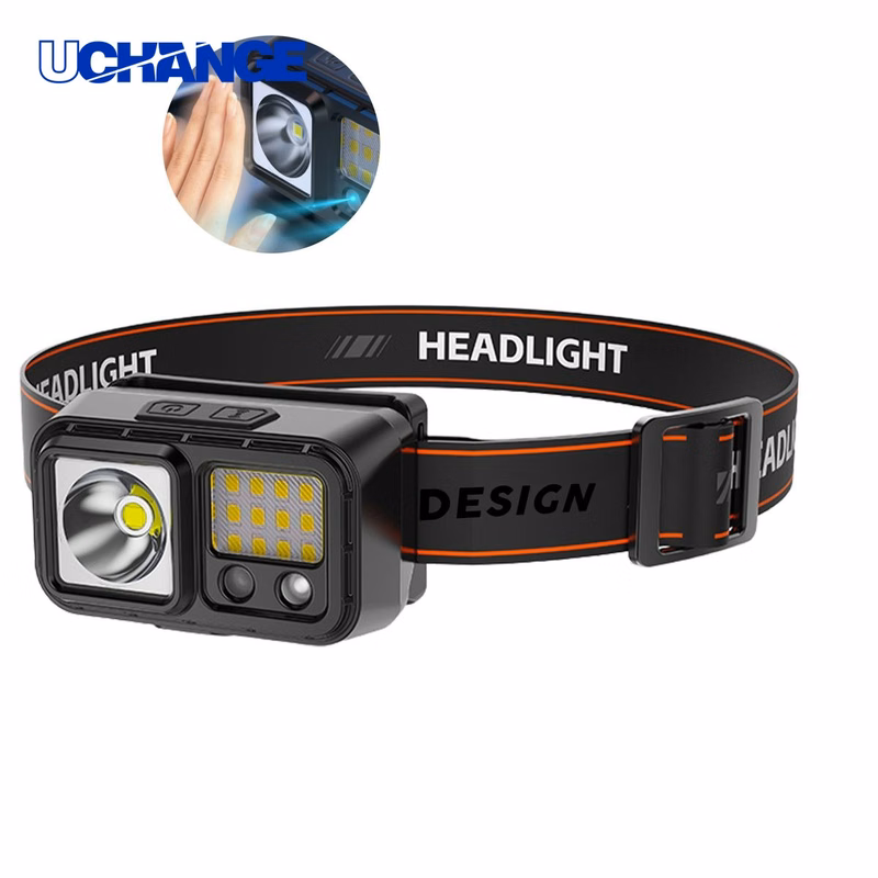 Dual Light Source USB Rechargeable LED Headlamp