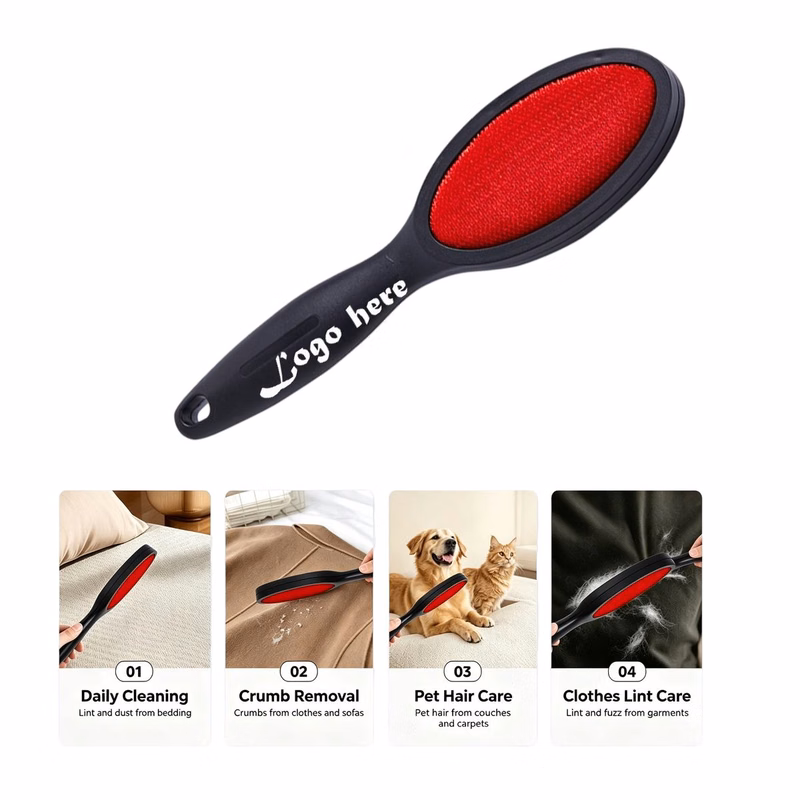 Double Sided Electrostatic Lint Cleaning Brush