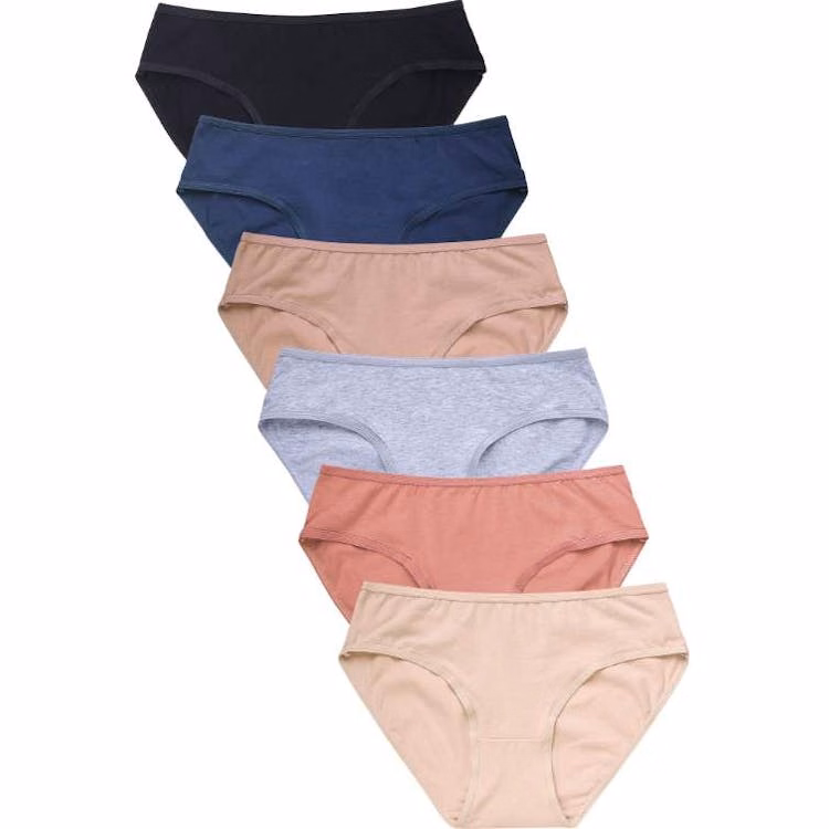 Ladies Cotton Bikini Panties Size S-XL