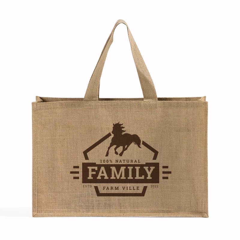 Carry All Jute Tote Bag