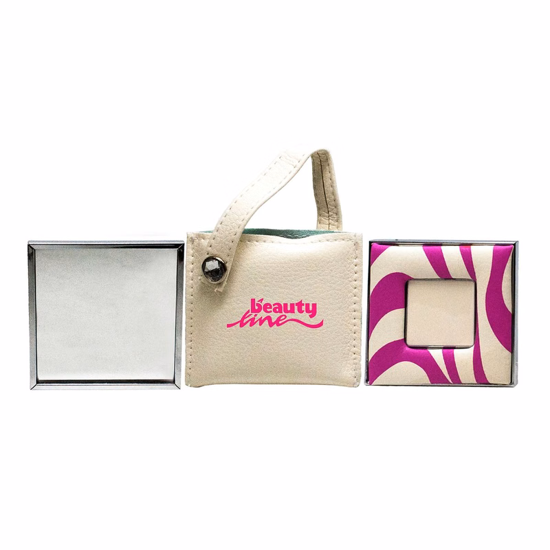 Sylish Zebra Imprint Purse and Mirror
