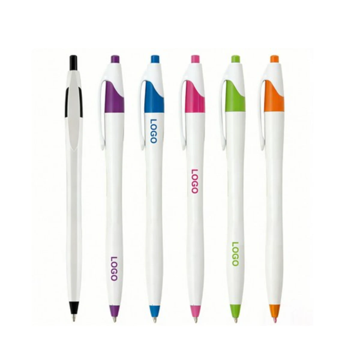 ABS Plastic Ballpoint Pen, custom pen with logo imprint 1