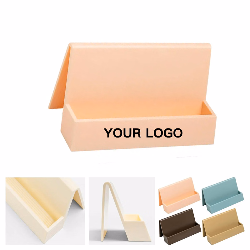 Plastic Card Holder Box for Office Desktops