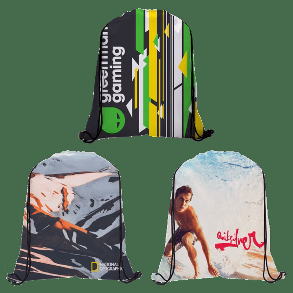 Dye-Sublimated Drawstring Backpack