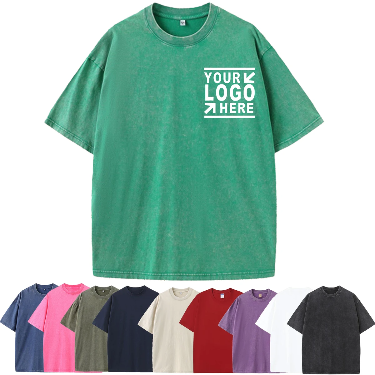 Mens 230GSM Heavyweight Cotton T-Shirt 1