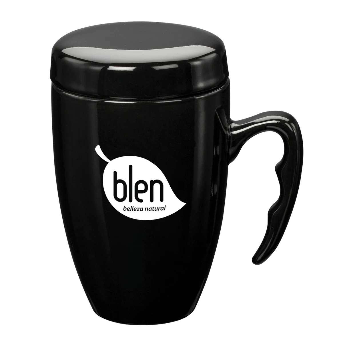 Barco Ceramic Mug w/ Lid - 14oz 1