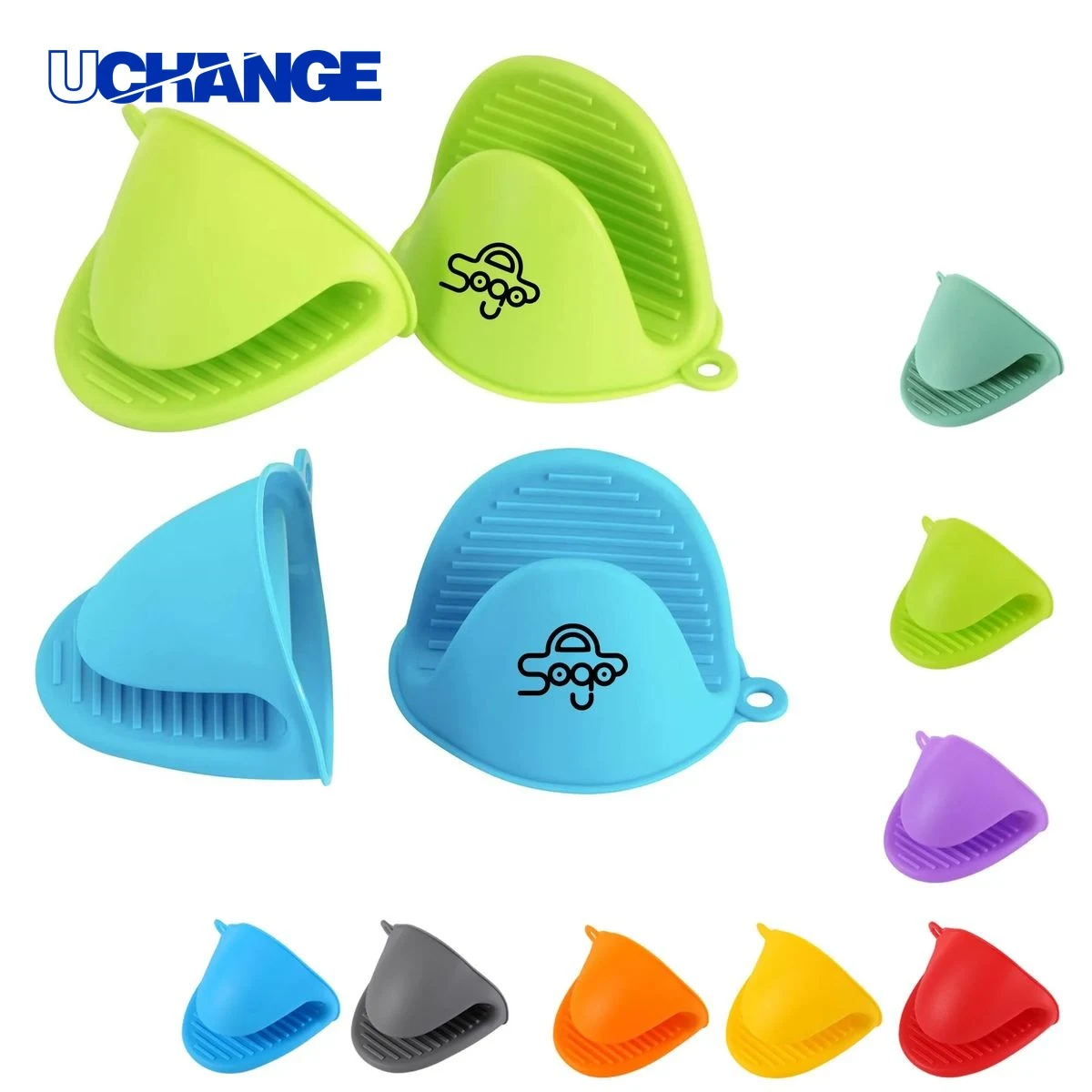 Silicone Cooking Grips Oven Mitts for Kitchen Use 1