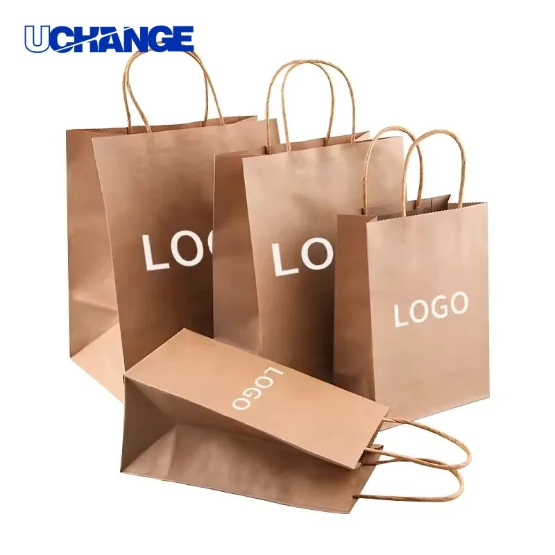 Kraft Paper Bag Customizable Packaging for Retail Use 1