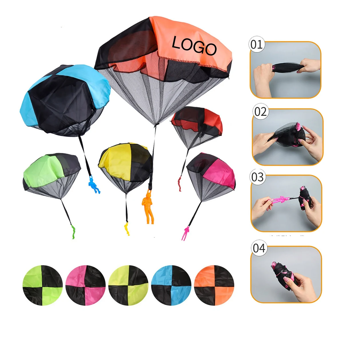 Tangle Free Throwing Parachute 1