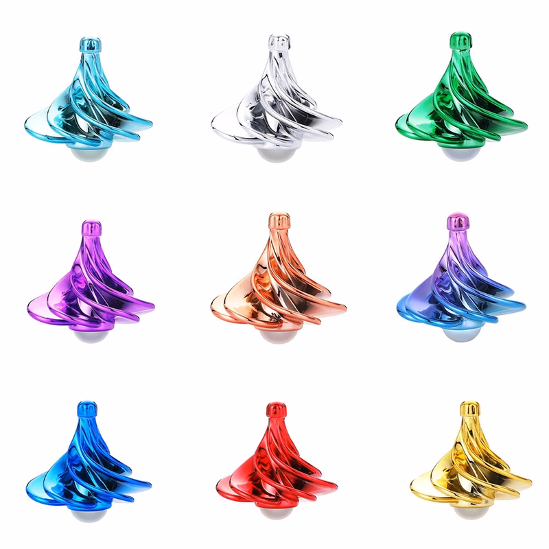 Wind Blow Turn Gyro Desktop Decompression Toys