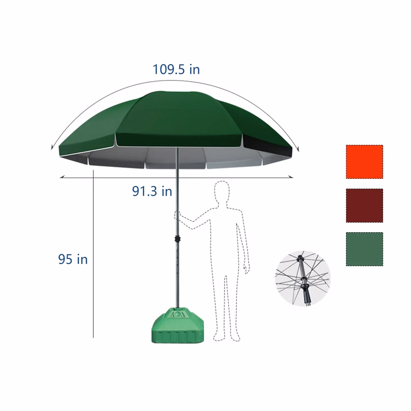 8 Panel Beach Umbrella