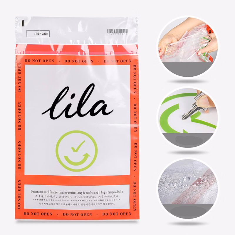 Clear Duty-Free Airport Shopping Bag