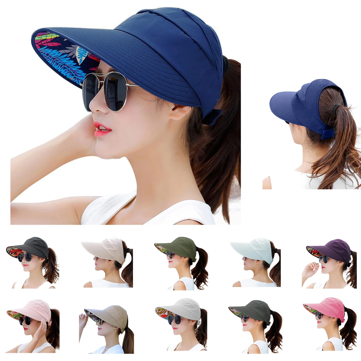 Summer Beach Packable Visor 1