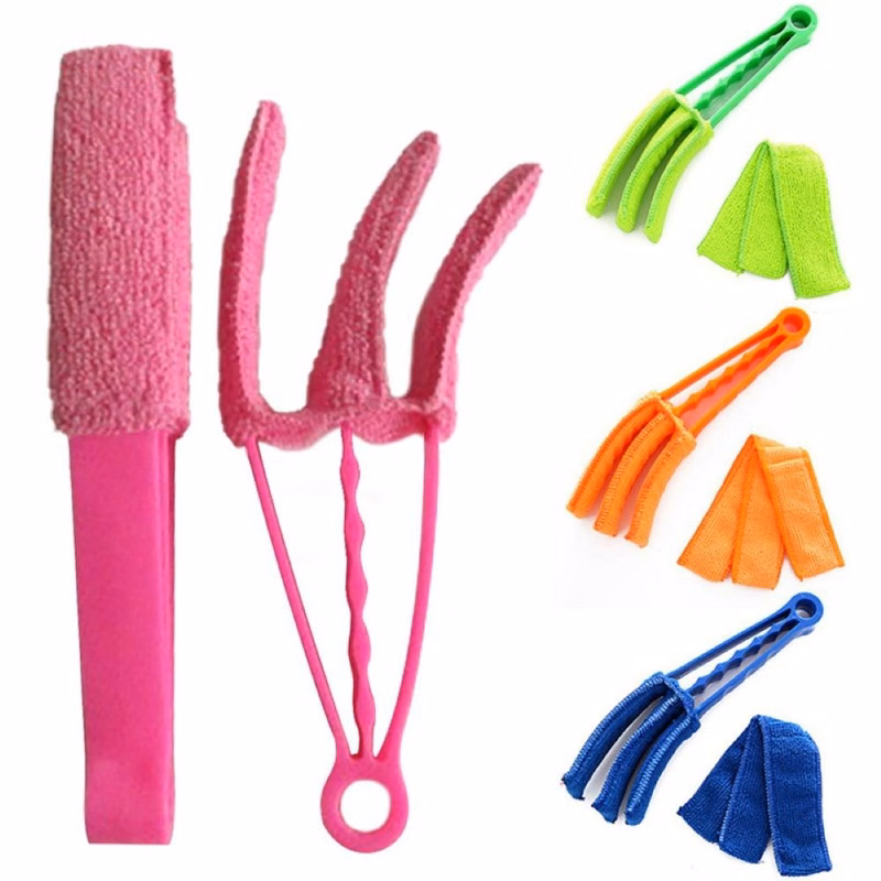 Shutter cleaning brush